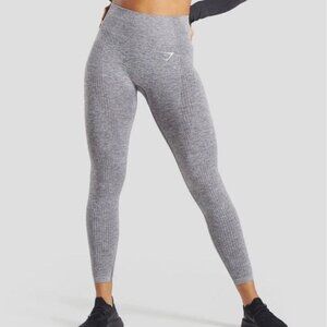 Gymshark Women's Vital Seamless Leggings Medium Gray S Yoga Workout Performance